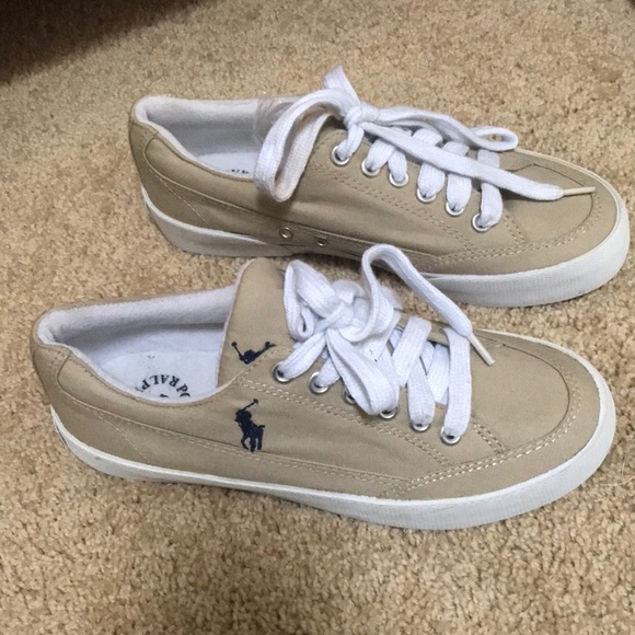 Polo Ralph Lauren 65b Beige Canvas 
